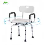  душ стул товары для ухода ванна стул 360° вращение уход для ванна стул высота 4 -ступенчатый настройка возможность сборка простой стульчик для ванной легкий крепкий aluminium сплав рама ванна стул .. соус . локти 