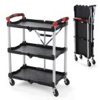  тележка для инструмента tool Cart 3 уровень складной Wagon тележка общий выдерживаемая нагрузка 75kg Wagon шина тележка с роликами . легкий простой место хранения 