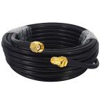 BOOBRIE 5M RPSMA同軸ケーブル RPSMAオス-RPSMAメス RG58ケーブル WIFIアンテナ RPSMAアンテナ 延長ケーブル F