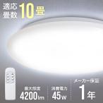 シーリングライト LED 8畳 10畳 おしゃれ 照明 シーリングライト 調光 リモコン付 10段階調光 長寿命 省エネ 薄型タイプ 天井 照明器具 電気