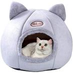 猫 ベッド 冬 猫ハウス ペット用寝袋 ドーム型 犬猫 マット クッション 寒さ対策 暖かい かわいい ペット ベッド マット 小型犬 キャットハウス