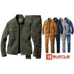 ショッピング上下 【送料無料】BURTLE バートル ストレッチ 上下セット 5001 5002 カラー S〜6L かんたん刺繍申込 かんたんすそ上げ申込み 作業着 作業服 デニム