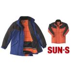 SUN-S BO8001 冷凍倉庫用防寒コート M〜4L ‐40℃対応  防寒着 サンエス ST8001 冷凍庫用  メンズ 作業着 作業服 防寒服