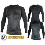 【送料無料】EVENRIVER 極厚 暖 裏起毛 イーブンリバー コンプレッション 長袖  ヒートボディ GTZ16 防寒インナー 作業服 作業着 迷彩 GTZ-16