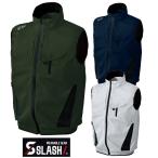 【送料無料】SLASH 空調 作業服 S-AIR ベスト S~5L シンメン 05182 かんたん刺繍申込み ベスト 服のみ