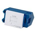 パナソニック(Panasonic) J-J型情報モジュラジャック(CAT5E)(埋込型)(プラグ接続型) NR3460CW (セラミックホワイト)