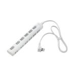 直送 ELPA LEDランプ スイッチ付きタップ WLS-LY61EB(W)