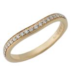 マスヤ質店◆カルティエ Cartier バレリーナ ダイヤモンド 750PG デザインリング ＃47 仕上済