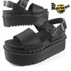 ドクターマーチン Dr.Martens VOSS QUAD 31537001 ヴォス クアッド 黒 厚底 プラットフォームソール バックバンド サンダル レディース 送料無料
