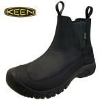 キーン KEEN ANCHORAGE BOOT III WP 1017789 アンカレッジ ブーツ 3 ウォータープルーフ サイドゴア 黒 本革 メンズ