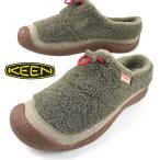 ショッピングFleece 【ポイント5倍！】キーン KEEN HOWSER III SLIDE 1031040 ハウザー3 スライド カーキ バンジーシューレース スリッポン もこもこフリース スニーカー レディース