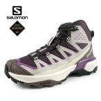 (PT5 раз!) Salomon SALOMON X ULTRA 360 EDGE MID GTX 490989 фиолетовый серый p высокий King альпинизм обувь Gore-Tex легкий водонепроницаемый уличный casual женский 