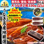 ★ギフトパッケージ配送仕様★5/8以降お届け 母の日 国産にほんうなぎ蒲焼き165g×2尾 約330g前後 鹿児島or愛知or宮崎県産 ウナギ 鰻 取説とタレ山椒付 のし対応