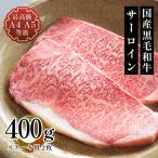 ショッピング贈答 ギフト 送料無料 ステーキ 肉 和牛 牛肉 最上級A4A5等級 国産黒毛和牛サーロインステーキ用2枚400ｇ グルメ