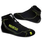 SPARCO( Sparco ) рейсинг обувь SLALOM черный x желтый 39 размер (24.5cm)FIA 8856-2018