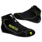 SPARCO( Sparco ) рейсинг обувь SLALOM черный x желтый 44 размер (28.0cm)FIA 8856-2018