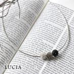 ネックレス レディース LUCIA ルチア 3カラー ラメボール ネックレス 7901 おしゃれ ナチュラル ラインストーン ギフト プレゼント