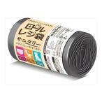 ロールタイプ レジ袋 取っ手付き 7L 黒（30枚入）/ ハウスホールドジャパン
