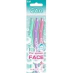 貝印 キャンバブルＬ 3本入 ＦＡＣＥ 女性用使い捨てカミソリ/ 貝印