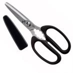 キッチンバサミ 関孫六 コンパクトキッチン鋏（1個入）ブラック/ 貝印