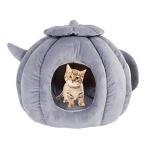 猫 ベッド ドーム型 犬小屋 キャット ハウス ペットベッド クッション ソファ マット洗える 秋冬 ふわふわ 保温 暖かい 安眠 ぐっすり