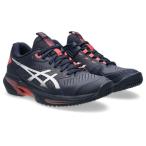 ショッピングアシックス アシックス ASICS　SOLUTION SPEED FF 4 OC（オムニ・クレー）　1042A306-401　テニスシューズ(STANDARD幅)　スピードモデル　ミッドナイト/ホワイト