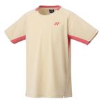 【大特価】　メール便発送可　ヨネックス　ユニゲームシャツ　10622-456　テニス・バドミントン　半袖ゲームシャツ　アイスベージュ