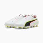 プーマ PUMA　サッカースパイク　キング 20 アルティメット 天然芝・人工芝 / KING 20 ULTIMATE FG/AG　108457-01　ホワイト×イエローアラート　特価