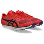  Asics JETSPRINT 3 jet Sprint 3 1093A222-600 наземный шиповки FLASH RED/BLACK [ короткий растояние для 100~400m]