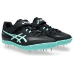  Asics HEAT FLY 2 1093A249-001 наземный обувь BLACK/ILLUMINATE MINT [ копье бросание / пробег высота .]