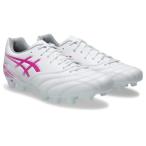 アシックス ASICS　DS LIGHT CLUB WIDE / ディーエスライト クラブ(ワイド)　1103A128-101　サッカースパイク　ホワイト×デジタルサクラ(ピンク)