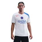  Nike NIKE 25/26 Париж Saint-German (PSG) Strike Sard Total 90 HM3345-101 футбол одежда ( рубашка с коротким рукавом / тренировка надеты ) белый × голубой 