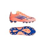 アディダス adidas　キッズ(子供用)　F50 LEAGUE HG/AG J　JH7751　ジュニアサッカースパイク　ビームオレンジ×ルシッドブルー　特価