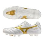 ショッピングJapan 【限定カラー/P1GA260150】ミズノ　モレリア2 JAPAN / MORELIA II JAPAN　サッカースパイク　50：スーパーホワイトパール×ゴールド