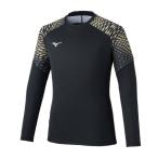  почтовая доставка отправка возможно Mizuno MIZUNO PRO поле рубашка ( длинный рукав ) P2MAD04409 футбол тренировка одежда ( рубашка с длинным рукавом ) 09: черный 