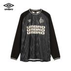  почтовая доставка отправка возможно Umbro UMBRO [THE THIRD by UMBRO] графика длинный рукав p Ractis рубашка UF5FLS50M-BK00 футбол тренировка одежда ( тренировка надеты ) черный 