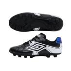 ショッピングアンブロ アンブロ UMBRO　子供用　アクセレイター RB JR WIDE HG　UF6SCSB2J-BKWH　ジュニアサッカースパイク(ワイド/幅広)　ブラック×ホワイト