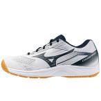  Mizuno Cyclone скорость 5 Jr. вход модель V1GD251057bare- обувь 57: белый × темно-синий 