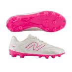 ニューバランス NewBalance　ジュニアサッカースパイク　442 Team Jnr HG/AG V3　Y43H93FW　子供用 サッカーシューズ　ホワイト×ピンク