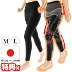 ショッピング楽天ファッション 吸湿発熱パイル加工 腰膝らくちんスパッツ 日本製 スパッツ サポーター 膝 腰 あたため テーピングスパッツ M L 深履き レギンス 黒 ブラック 絞めつけない
