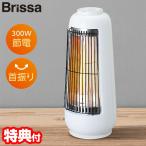 Brissa ミニカーボンヒーター BDTM300WH ヒーター 首振り 省エネ カーボンヒーター 300W 節電ヒーター 電気ヒーター 電気ストーブ BDTM300 脱衣所ヒーター
