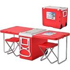 クーラーボックス キャスター付き 2way 箱型 28L大容量 折りたたみ 水入れ可 冷剤入れ可 保冷 保温 防水 軽い クーラーバック冷蔵ボックス アウトドアテーブル