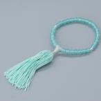 P аквамарин сосна . человек шелк бледно-голубой .. детский четки 