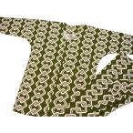 鯉口シャツ 吉原つなぎ（抹茶緑）巾広サイズ（３Ｌ）　大人鯉口シャツ単品 男女兼用 義若オリジナル