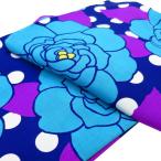 ショッピングゆかた ゆかた　レディース　和風館 浴衣 薔薇(紺)