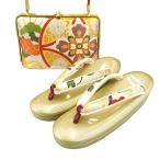  zori сумка комплект запад . тканый натуральный шелк [ 7 сокровищ .. документ * Gold ] zori L размер женский . оборудование для формальный 