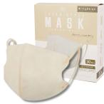 富士 3Dマスク 耳が痛くなりにくい 立体マスク レイヤースタイル 30枚入 不織布 ふつうサイズ ミルキーベージュ