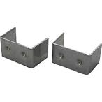 金具 ゴムロープ金具 20mm用コの字 2個 ユタカメイク GA-13