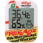 ドリテック　デジタル温湿度計　表情で熱中症・インフルエンザの危険度の目安がわかる　Kellogg's　O-251RDKG　1個　在庫限り