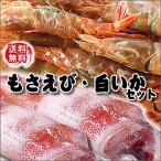 (送料無料)お刺身用 白いか&もさえびセット(山陰浜坂産)父の日に (モサエビ、ケンサキイカ)
